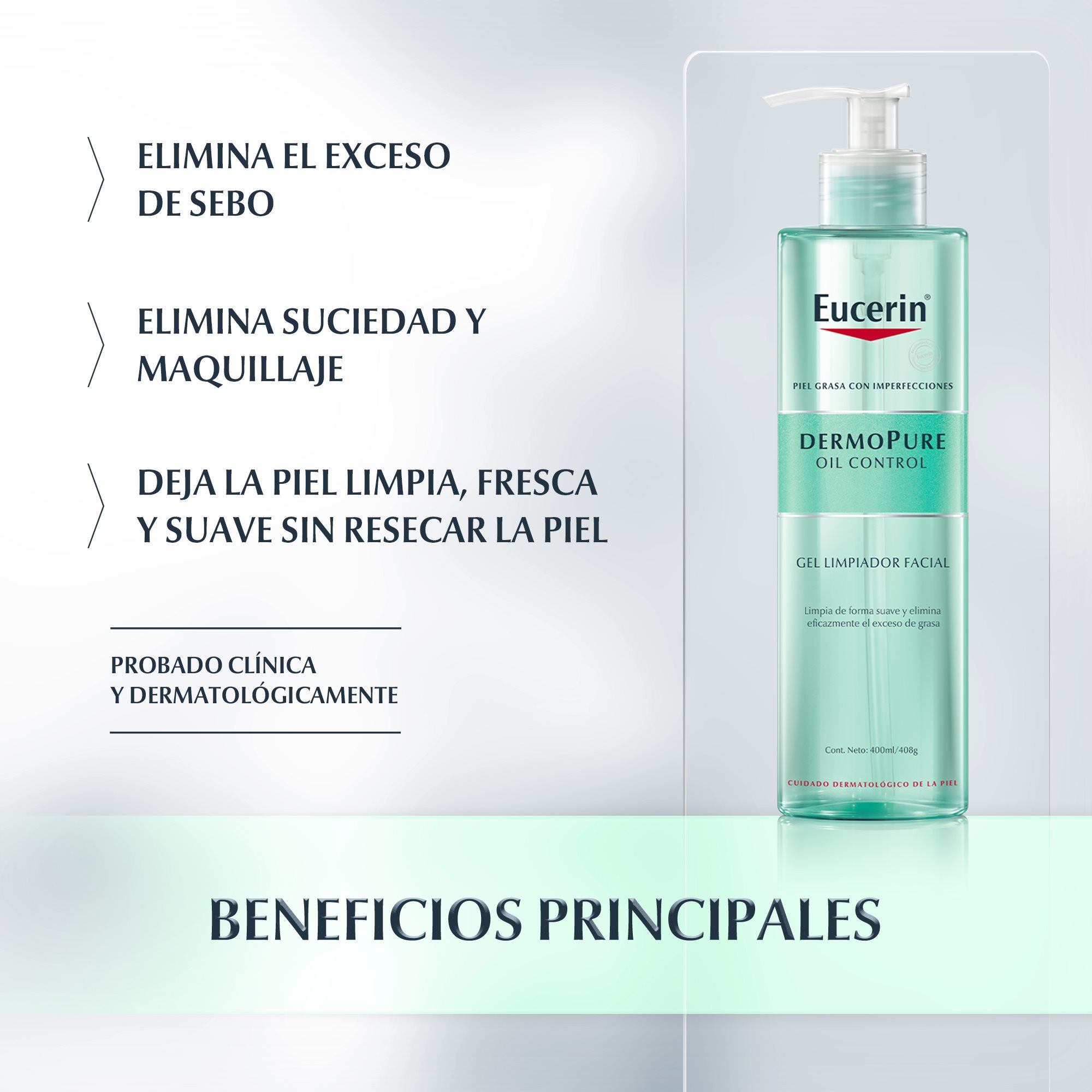 EUCERIN DERMOPURE OIL CONTROL Gel Limpiador para la piel grasa con